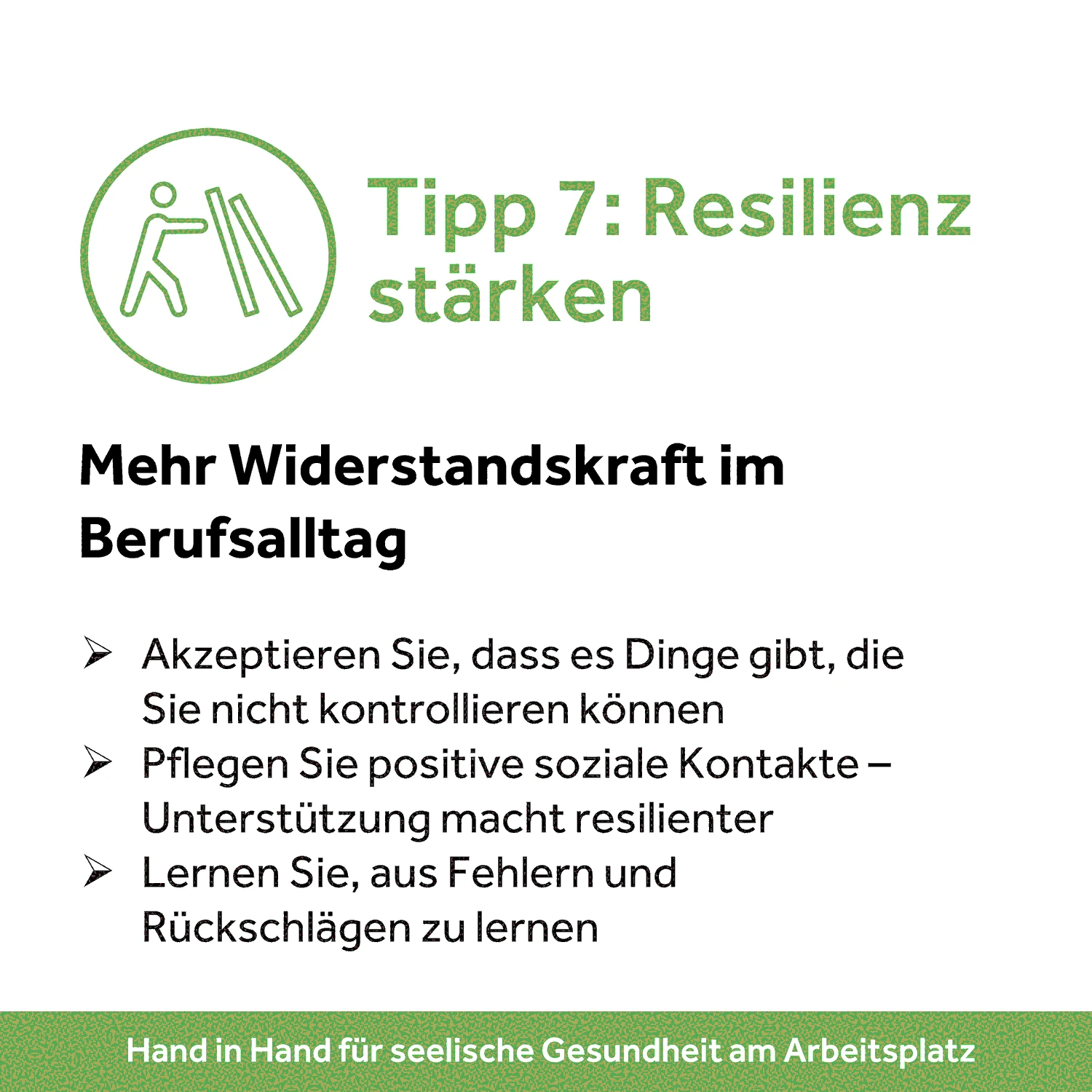 Resilienz st&auml;rken: Mehr Widerstandskraft im Berufsalltag