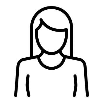 Silhoutte Mitarbeiterin