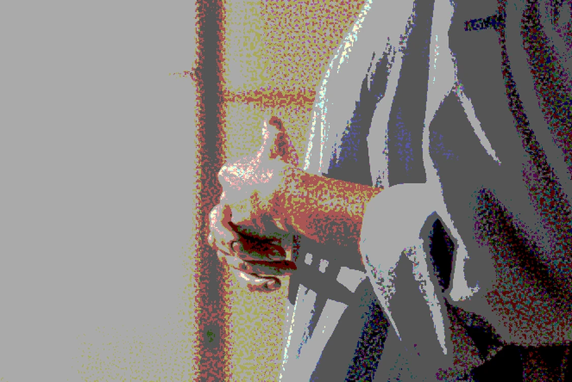 Nahaufnahme von H&auml;nden, die Nerv&ouml;sit&auml;t zeigen